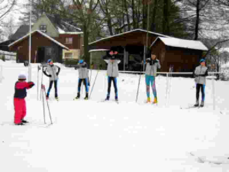 Training auf dem Reitplatz 31.12.2004