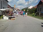 Auf einem Volksfest in Merín beugten wir der Unterhopfung vor. 